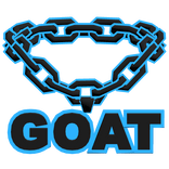 cool goat cartoony blue chain necklace
