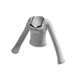 Coquette Lace Trim Top - White