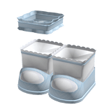 🤍  coquette pin stripe maryjanes & garter blue