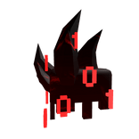 Corrupted Red Spike Pauldron Right