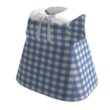 Cottage blue plaid dress