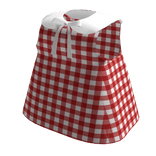 Cottage red plaid dress