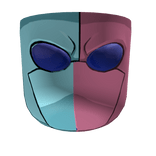 cotton candy hero mask