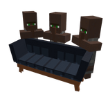 Couch With 3 Big Villagers Meme