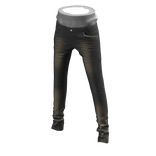 courtside - denim pants [beige/grey]