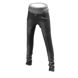 courtside - denim pants [grey]