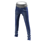 courtside - denim pants [light blue]