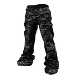 courtside - flannel sweats [black]