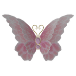 Covering Mouth Butterfly in Pink