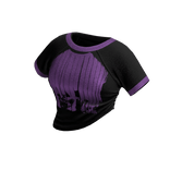 Cozy Graphic Y2K Tee (Black Purple)