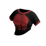 Cozy Graphic Y2K Tee (Black Red)