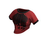 Cozy Graphic Y2K Tee (Red Black)