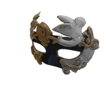 Cracked Golden Ballroom Galla Mask