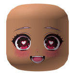 Crazy Love Gaze Valentinres Red Pink Heart Blush