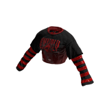 CRCL UNHOLY COUPLE Y2K BLACK RED GIRL