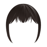 Creamy Brown Cute Cat Anime Fluffy Long Bangs