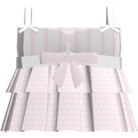 ♡ ꒰ creepy cute coraline button dress pink white