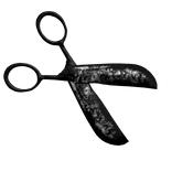 Creepy Horror Dark Shears/ Scissors eating u
