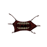 creepy mouth hook with teeth