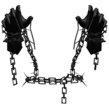 Creepy Puppeteer's Chained Strings Black