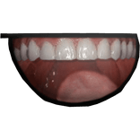 Creepy Realistic Epic Face Mouth (For Cheeks Head)