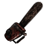 Creepy Rusty Chainsaw Front 