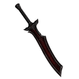 Crimson Edge Sword - Gray & Red