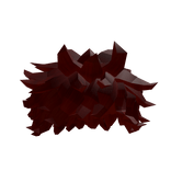 Crimson Red Emo Scene Curly Messy Hair