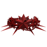 Crimson Red Thorned Starry Crown Of Bloodmoon