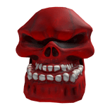 Crimson skull hat