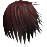Crimson Wispy Japanese Vkei Windy Hair