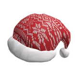 Cristmas Santa Red Double Hat with Pom Poms
