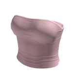 Crop Top Pink Basic Baby Baddie Tight Tee Shirt