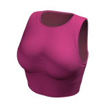 Crop Top Pink Basic Tight Baby Baddie Tee Shirt