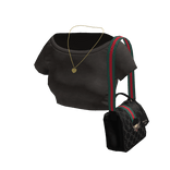Crop Top w Bag Gucci GG - Brown