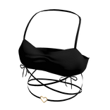 Crop Top W/Heart Ring