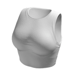 Crop Top White Basic Tight Baby Baddie Tee Shirt