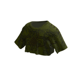 Cropped Baggy Y2K Graphic Tee (Green)