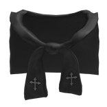 Cross Chrome Y2K Knot Neck Pouch Sweater Grey