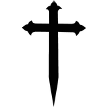 Cross Face Tattoo