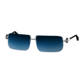 Cross Glasses Blue