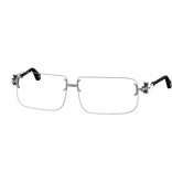Cross Glasses Transparent