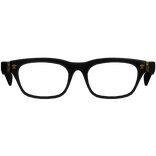 Cross Hearts Glasses [Gold]