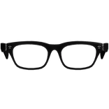 Cross Hearts Glasses [Silver]