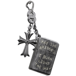 Cross Keychain on left side