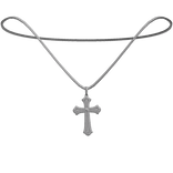 Cross Pendant Necklace Diamonds Chain Jewelry Y2K