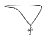 Cross Pendant with Diamonds