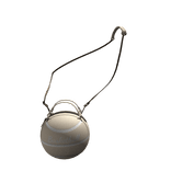 Crossbody Basketball Bag In Beige