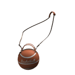Crossbody Basketball Bag In Brown