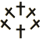 Crosses Back Aura [Black/Golden]